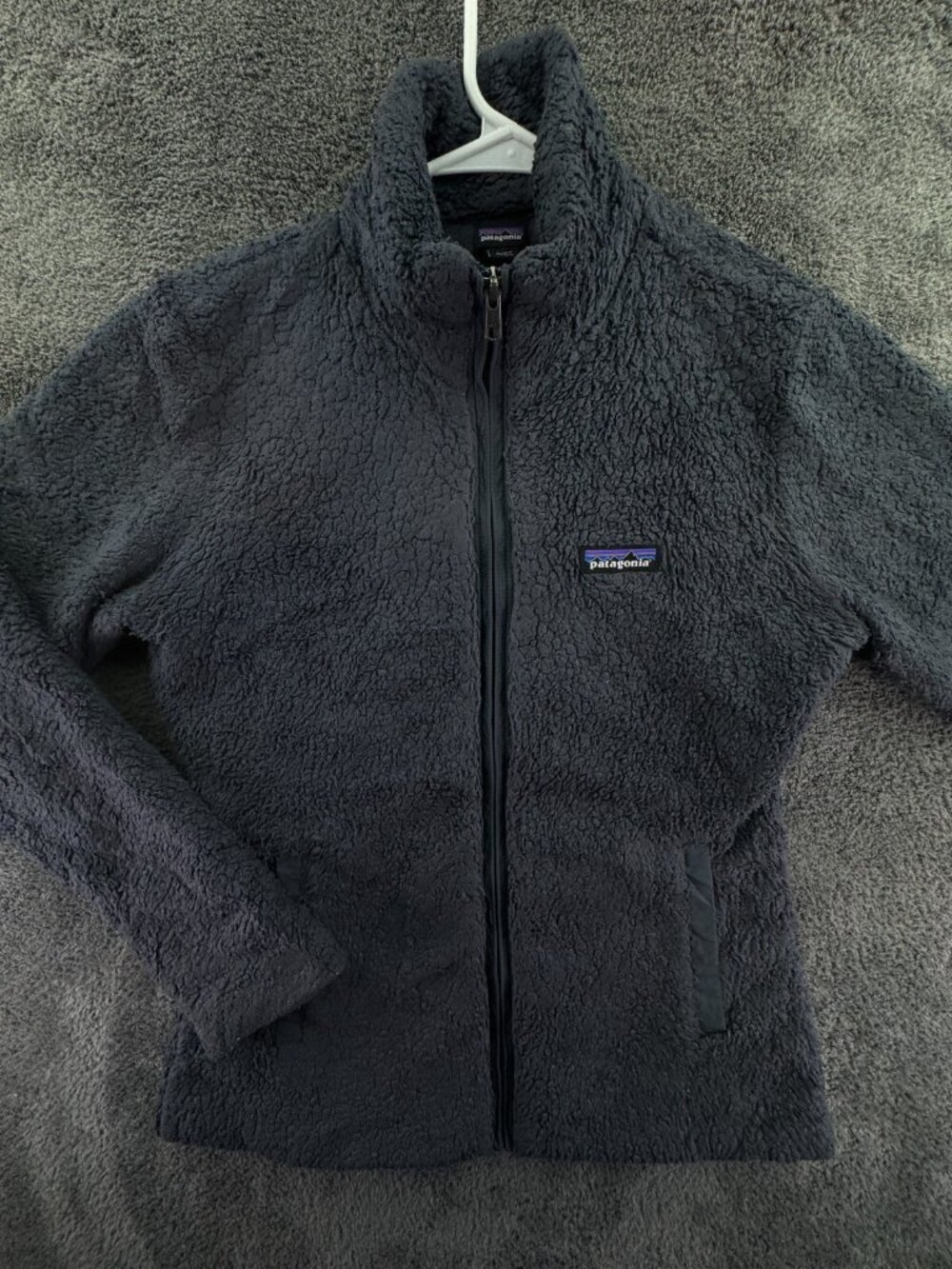 Patagonia Women’s Jacket Adult Small Blue Full Zip Fleece Outdoors Pockets